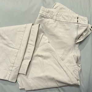 Tan Old Navy, pixie dress pants.